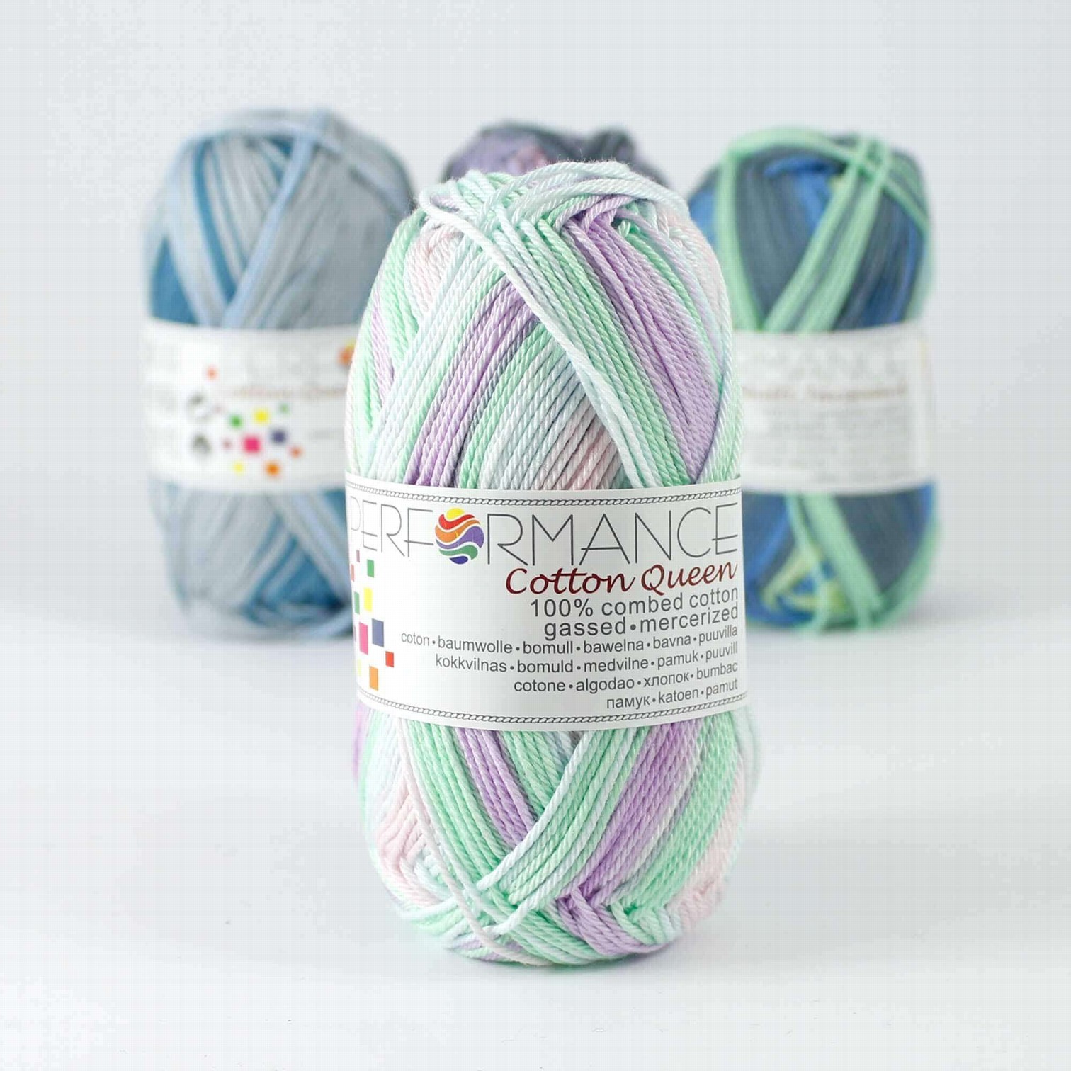 Cotton Queen Multi jacquard 10456