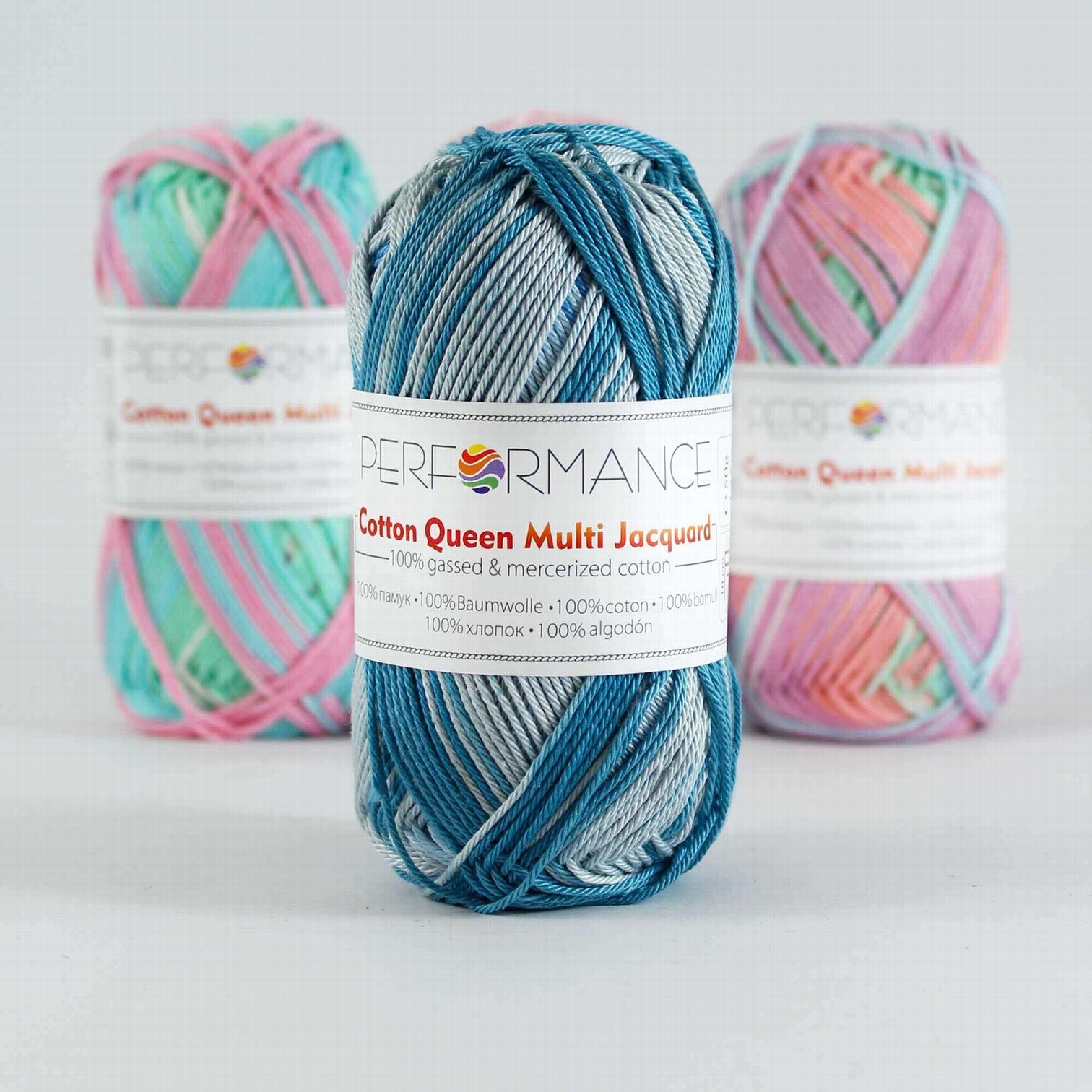 Cotton Queen Multi jacquard 10489
