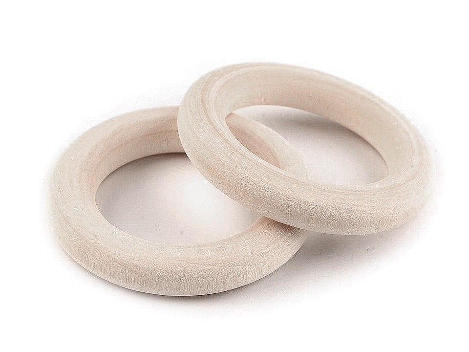Dřevěné kroužky 112mm přírodní