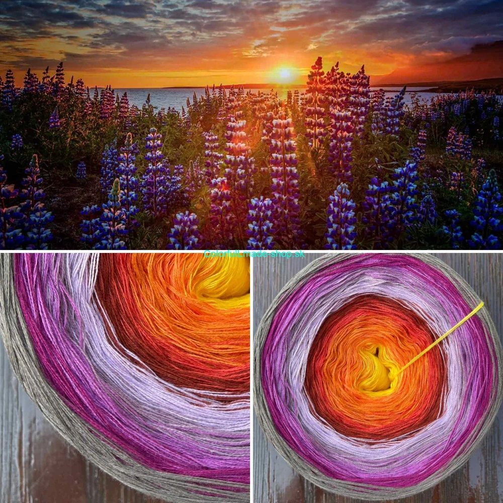 Čarovné klbko Magic Beauty Magic Sunset III 1500m