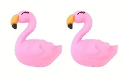 Koncovky na jehlice Plameňáci
