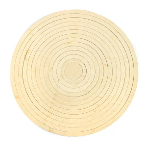 Sada dřevěných obručí  6–30 cm – 13 ks