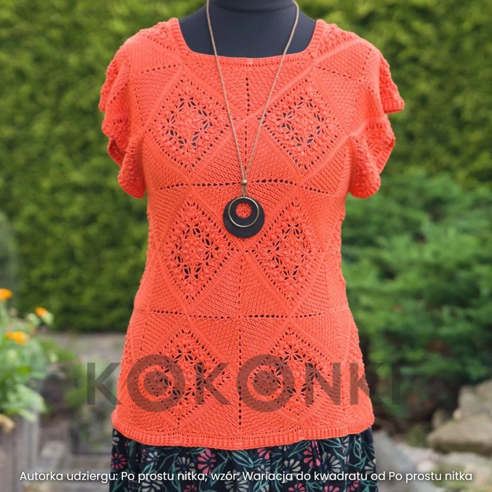 Kokonek Viscoza Mandarynka